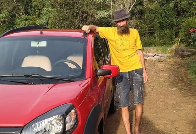Homem que morreu após ser levado pela correnteza foi identificado como Clenor Raichett, de 61 anos. – Foto: Arquivo Pessoal/Divulgação/ND