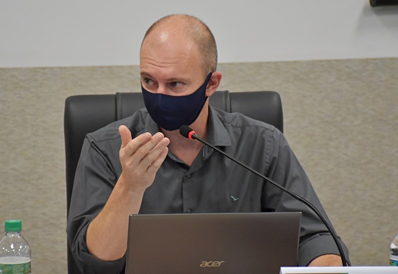 Ravier Centenaro é o novo líder do governo na Câmara. Foto: Tiarajú Goldschmidt/Câmara de Vereadores