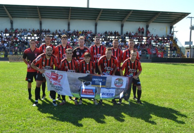 Guarani (foto) e Ouro Verde fizeram um jogo bastante equilibrado (foto: Herick Trentin)