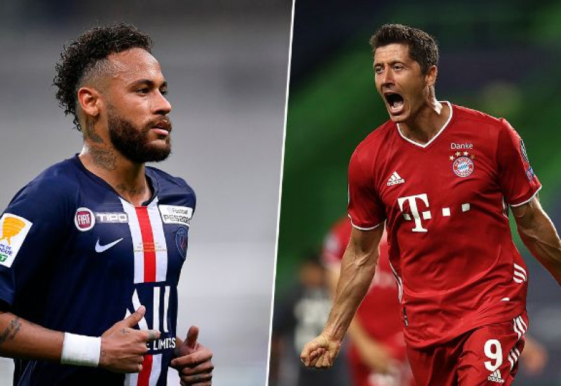 Neymar  x Lavandoski - o vencedor deve ganhar também a Bola de Ouro