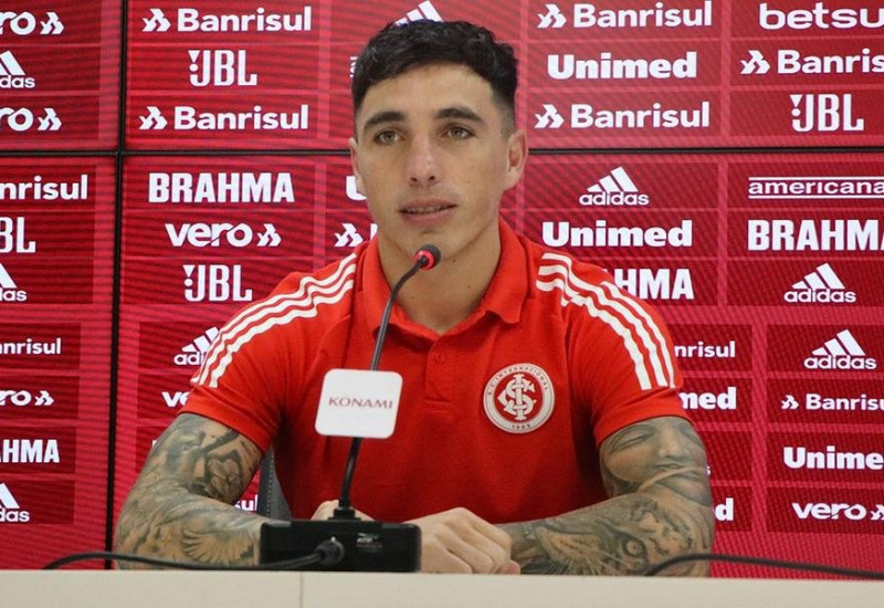 Saravia diz que Inter está motivado para o clássico (Foto: Ricardo Duarte / Inter)