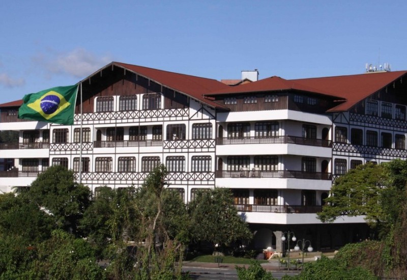 Sede da Prefeitura de Blumenau, no Vale do Itajaí — Foto: Marcelo Martins/Divulgação