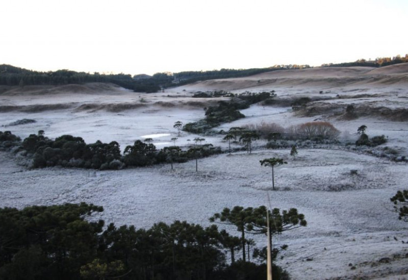Conforme a Epagri/Ciram, a chance de neve existe, inclusive com acúmulo