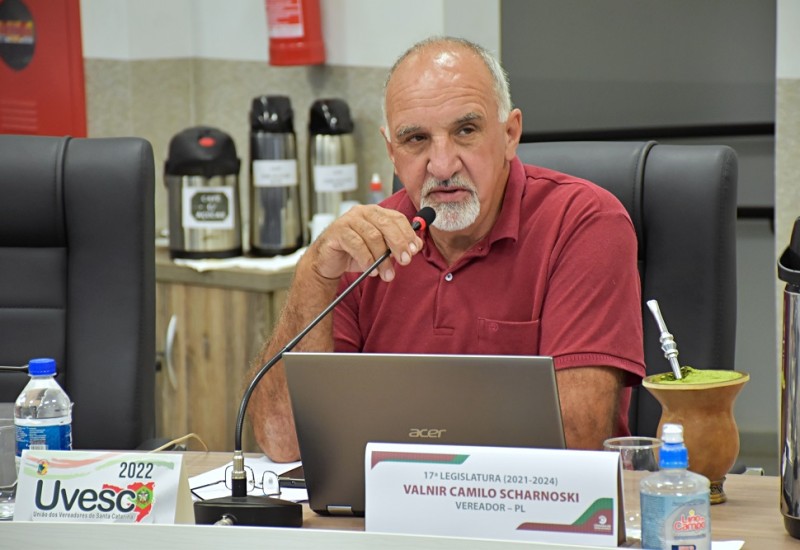 Nini Scharnoski é o proponente da audiência pública | Foto: Tiarajú Goldschmidt/Câmara de Vereadores