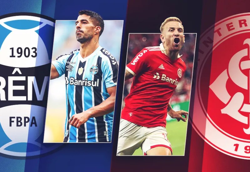 Suárez e Pedro Henrique travam duelo pela artilharia no Gre-Nal — Foto: GE