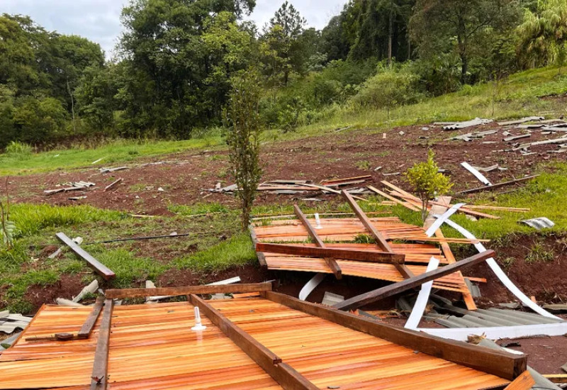 “Já vi coisa parecida nos anos 80. Desta vez assustou”, relatou Gentil Roncato. (foto: Rudinei Heinle/Peperi)