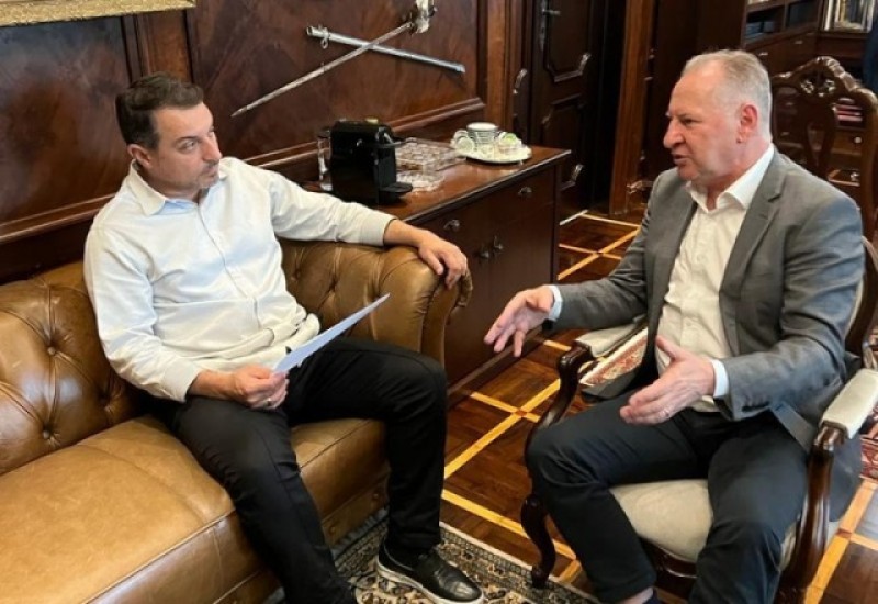 Trevisan anunciou também seu apoio à reeleição do governador Carlos Moisés (Foto: Reprodução)