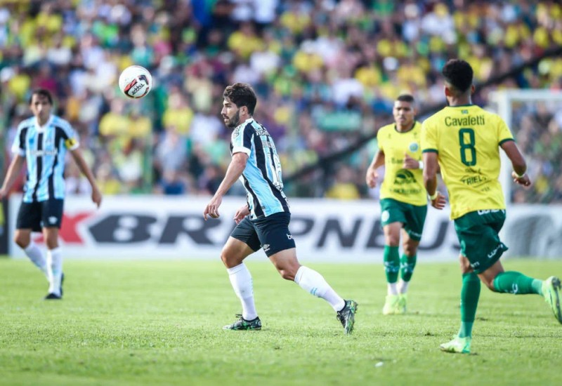 Ypiranga e Grêmio, com times reservas, fizeram um jogo difícil de assistir (Foto: Lucas Uebel/Grêmio)